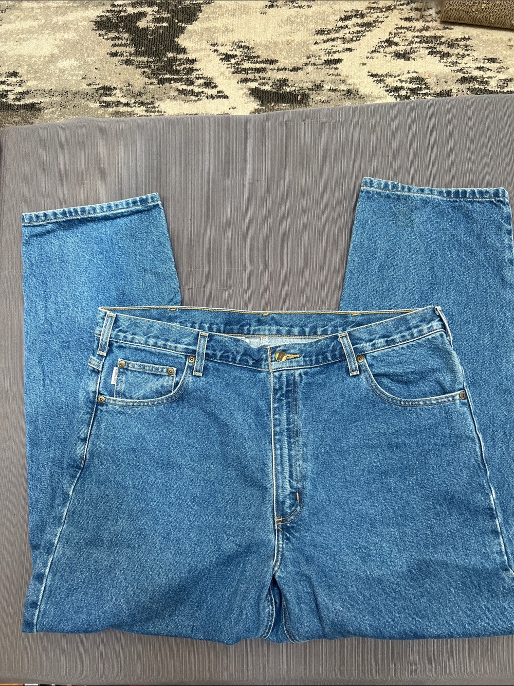 Carhartt Men's Blue Relaxed Fit Jeans
 SZ 40 X 30